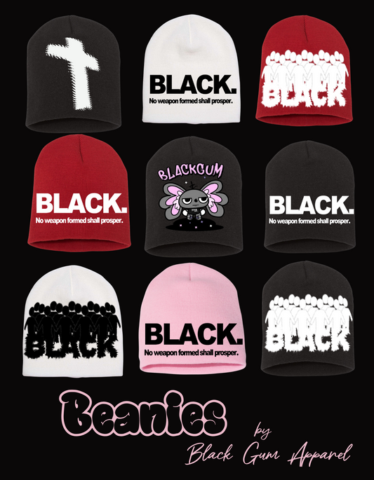 Black Gum Adult Beanies