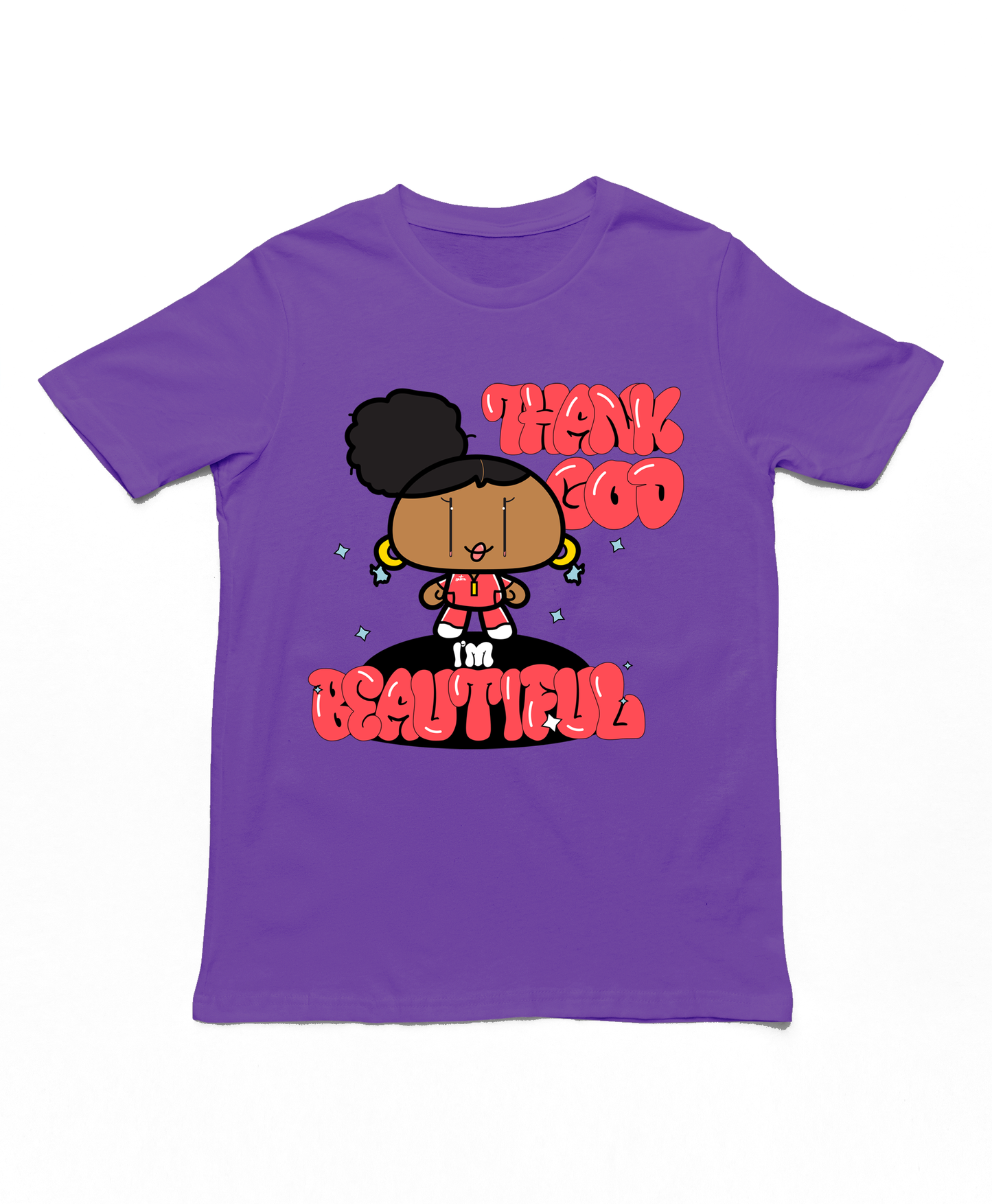 Thank God I'm Beautiful Girls Tee